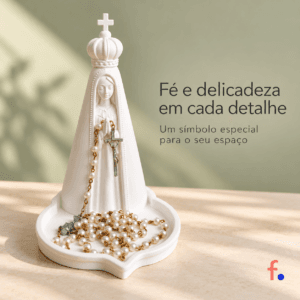 Porta Terço Nossa Senhora Decoração Religiosa