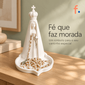 Porta Terço Nossa Senhora Decoração Religiosa