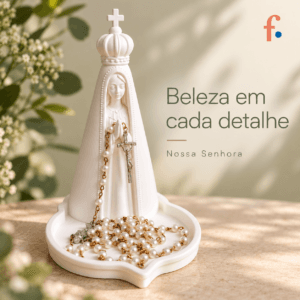 Porta Terço Nossa Senhora Decoração Religiosa