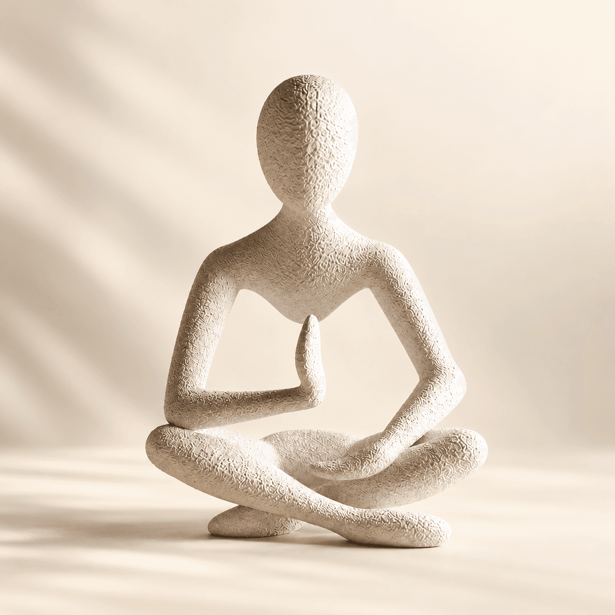 Escultura Decorativa de Meditação Ressonância Celestial